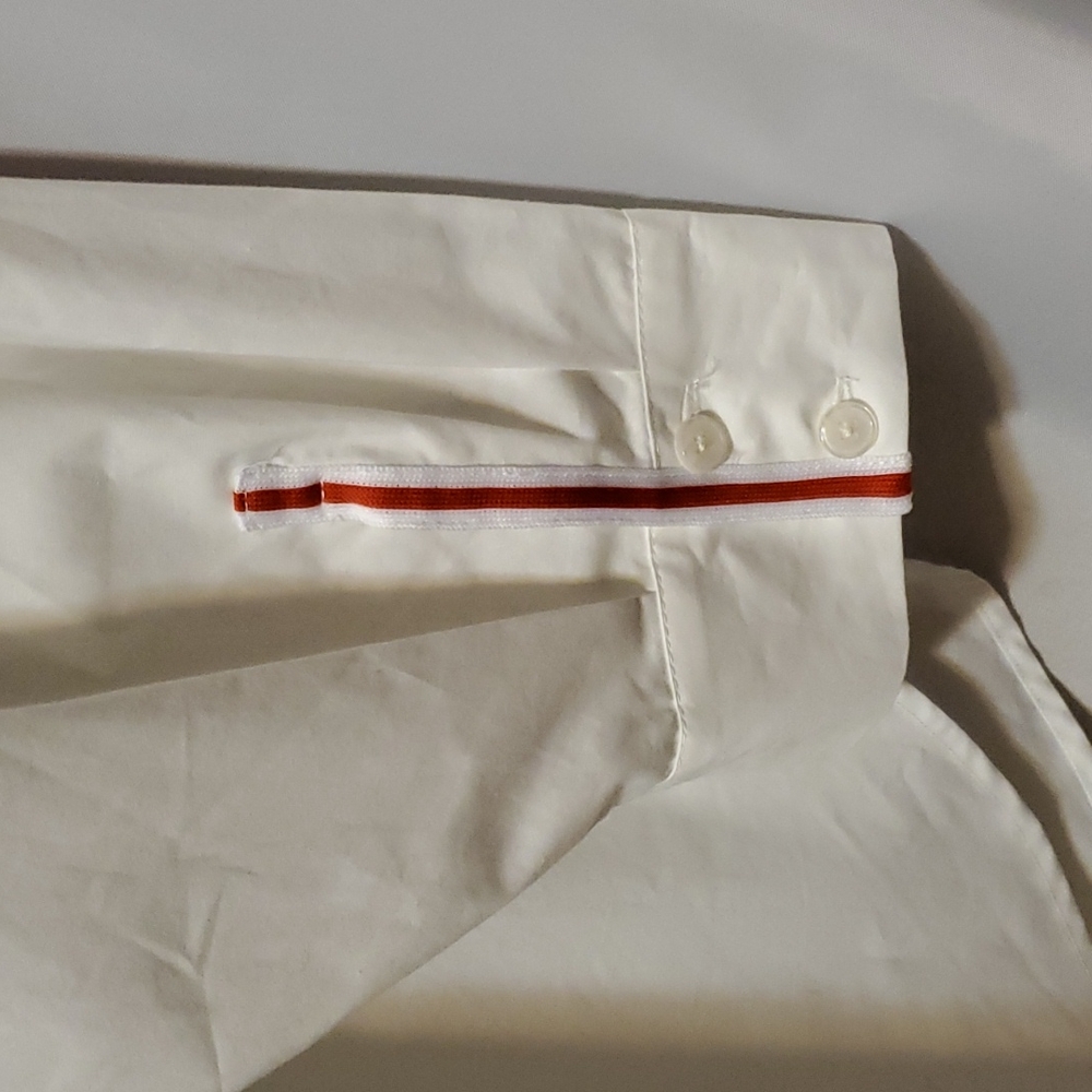 Women’s White Button-Down Shirt - Classic Oversized Button Front - Picture 13 of 16